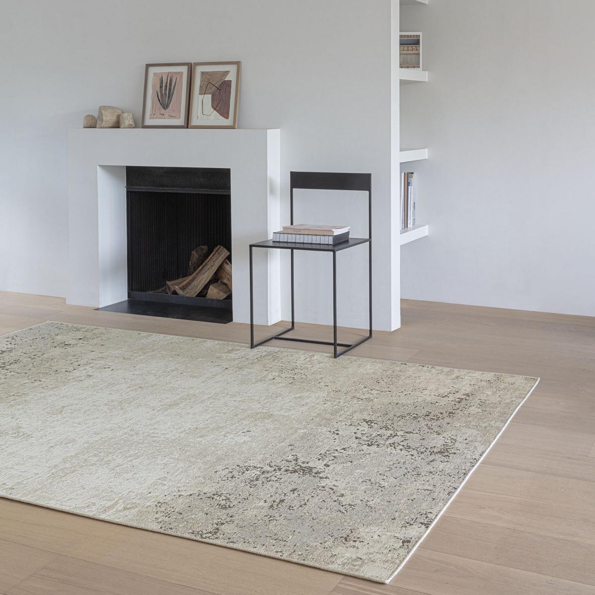 Luminous Abstract Flatweave Indoor Outdoor Rug 508 001 AC620 in Cream Beige 170x240cm – image 1