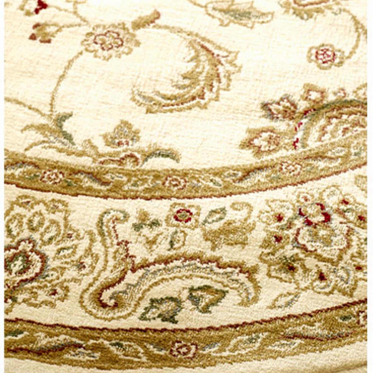 Kendra Traditional Round Circle Rug 233O X in Cream – image 2