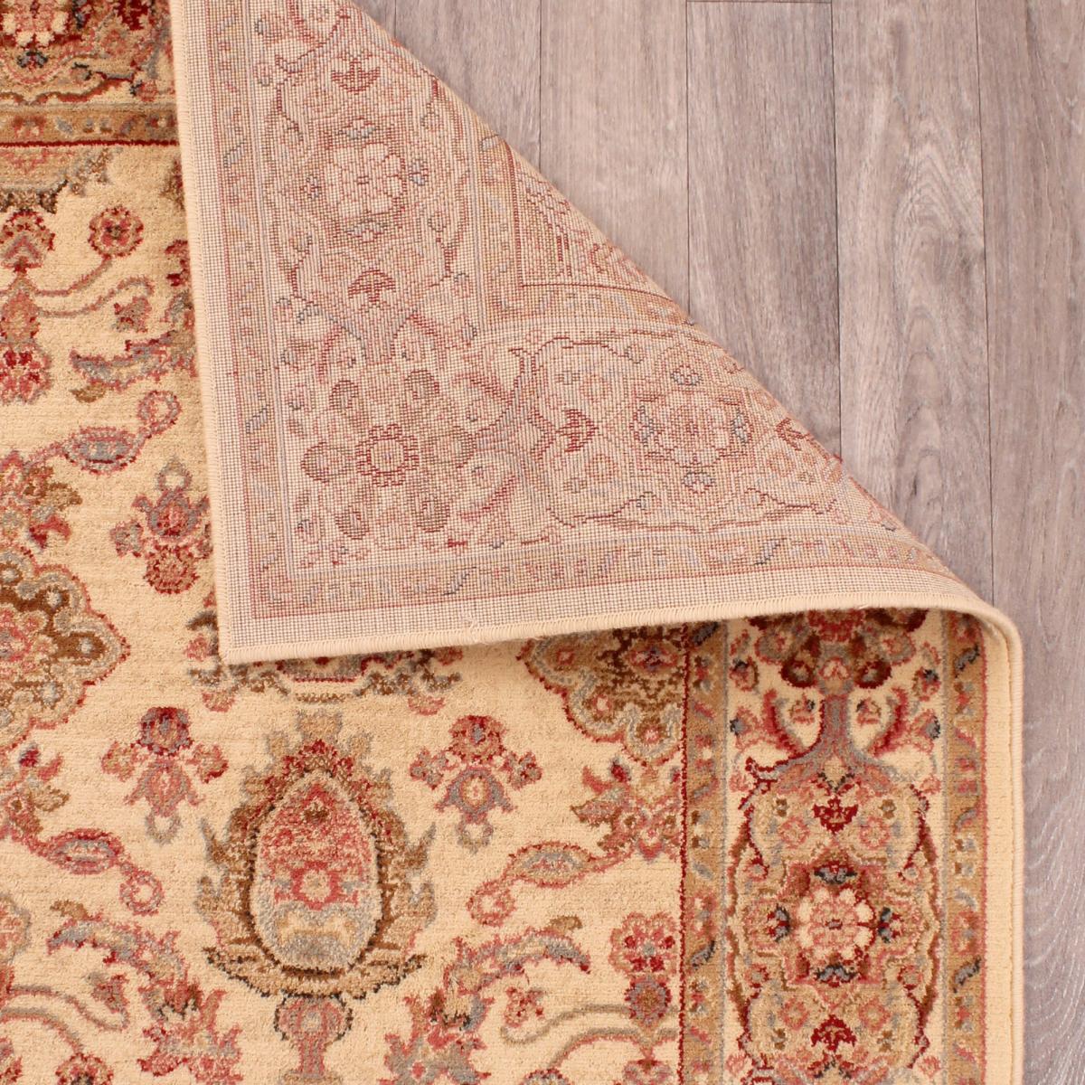 Keshan Supreme Herati Traditional Rugs in Cream 133x190cm – image 3