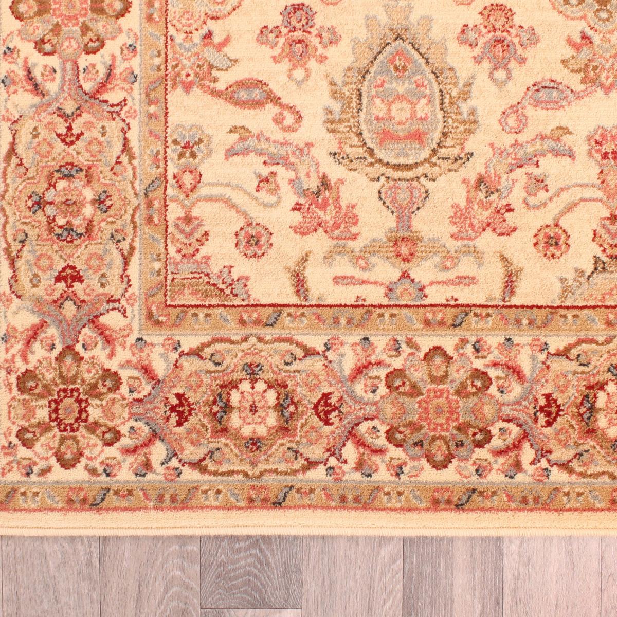Keshan Supreme Herati Traditional Rugs in Cream 133x190cm – image 4