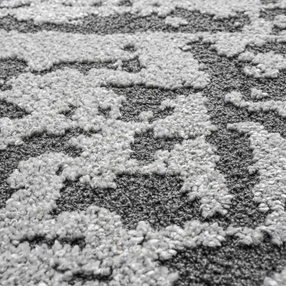 Geo Modern Abstract Textured 410003 2131 Rugs in Taupe Grey – image 2