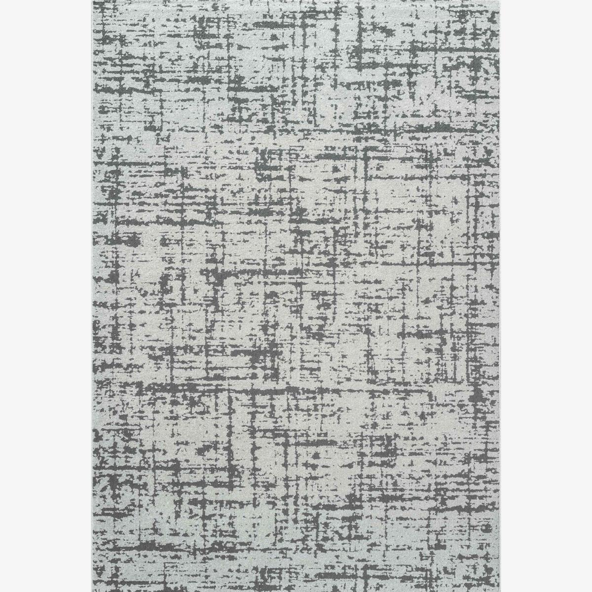 Geo Modern Abstract Textured 410003 2131 Rugs in Taupe Grey – image 1