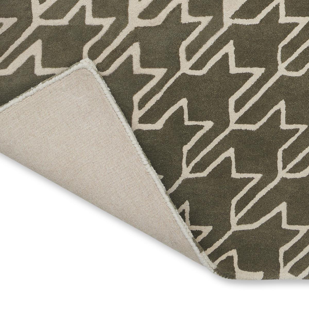 Houndstooth 162804 Wool Rugs by Ted Baker in Grey170x240cm – image 4