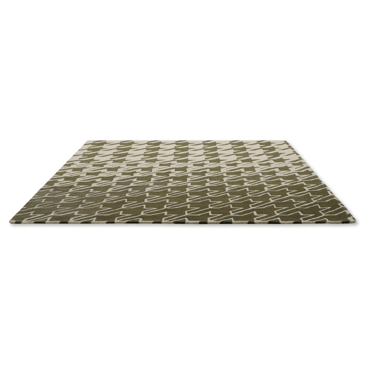 Houndstooth 162804 Wool Rugs by Ted Baker in Grey170x240cm – image 5