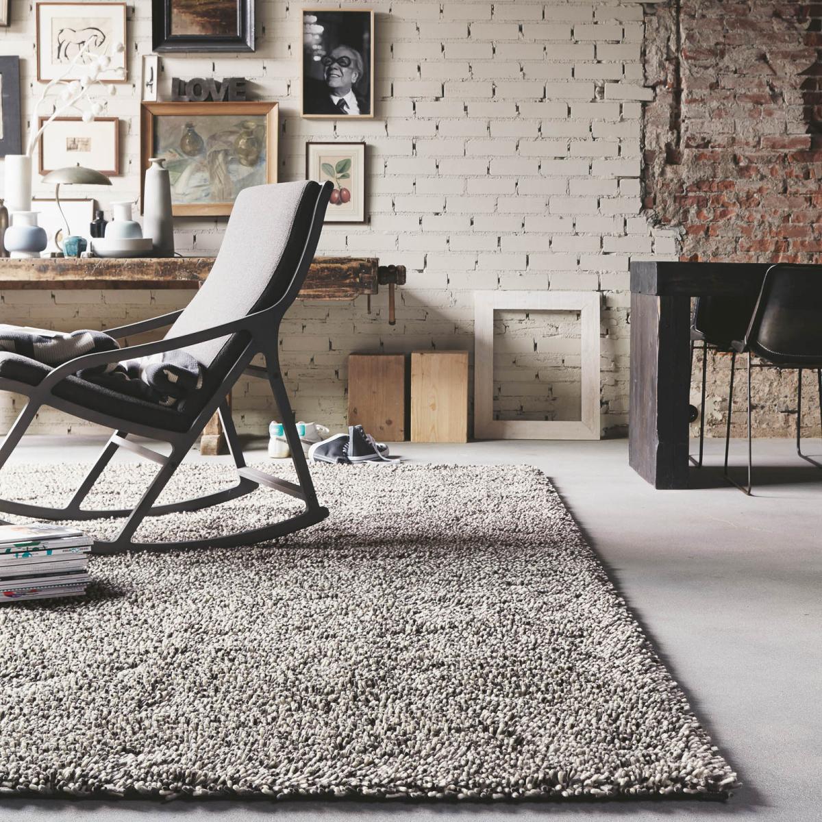 Gravel Mix Shaggy Rugs by Brink & Campman 68211200x250cm