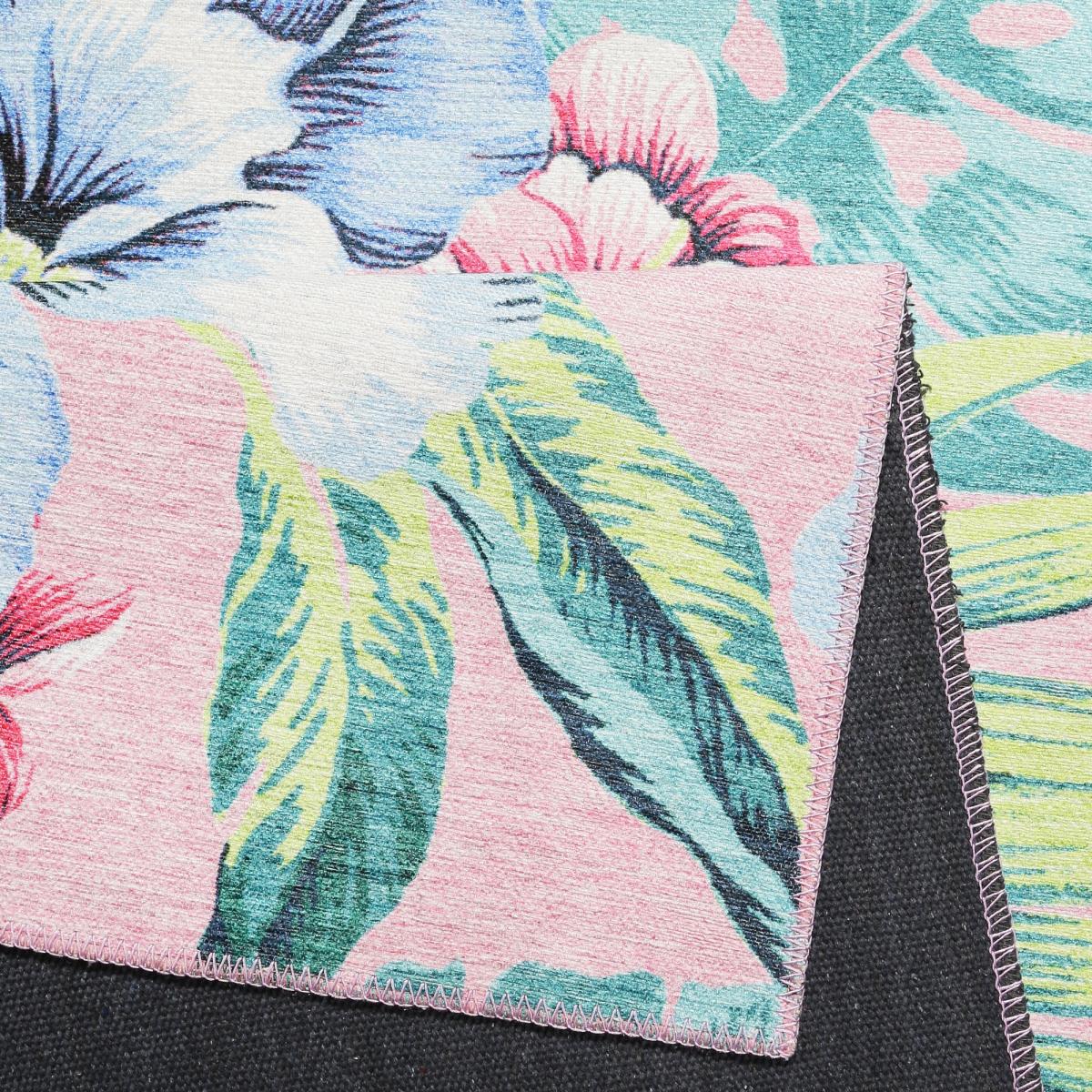 Tropical Orchid Floral Rugs 38605 01 by Accessorize in Pink 160x230cm – image 2