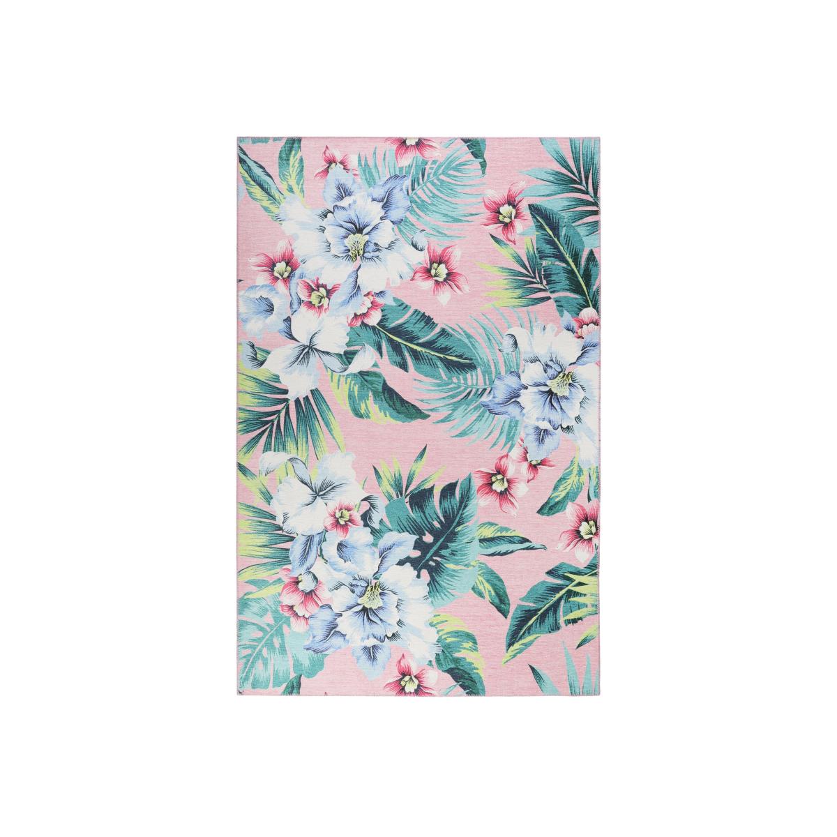 Tropical Orchid Floral Rugs 38605 01 by Accessorize in Pink 160x230cm – image 1
