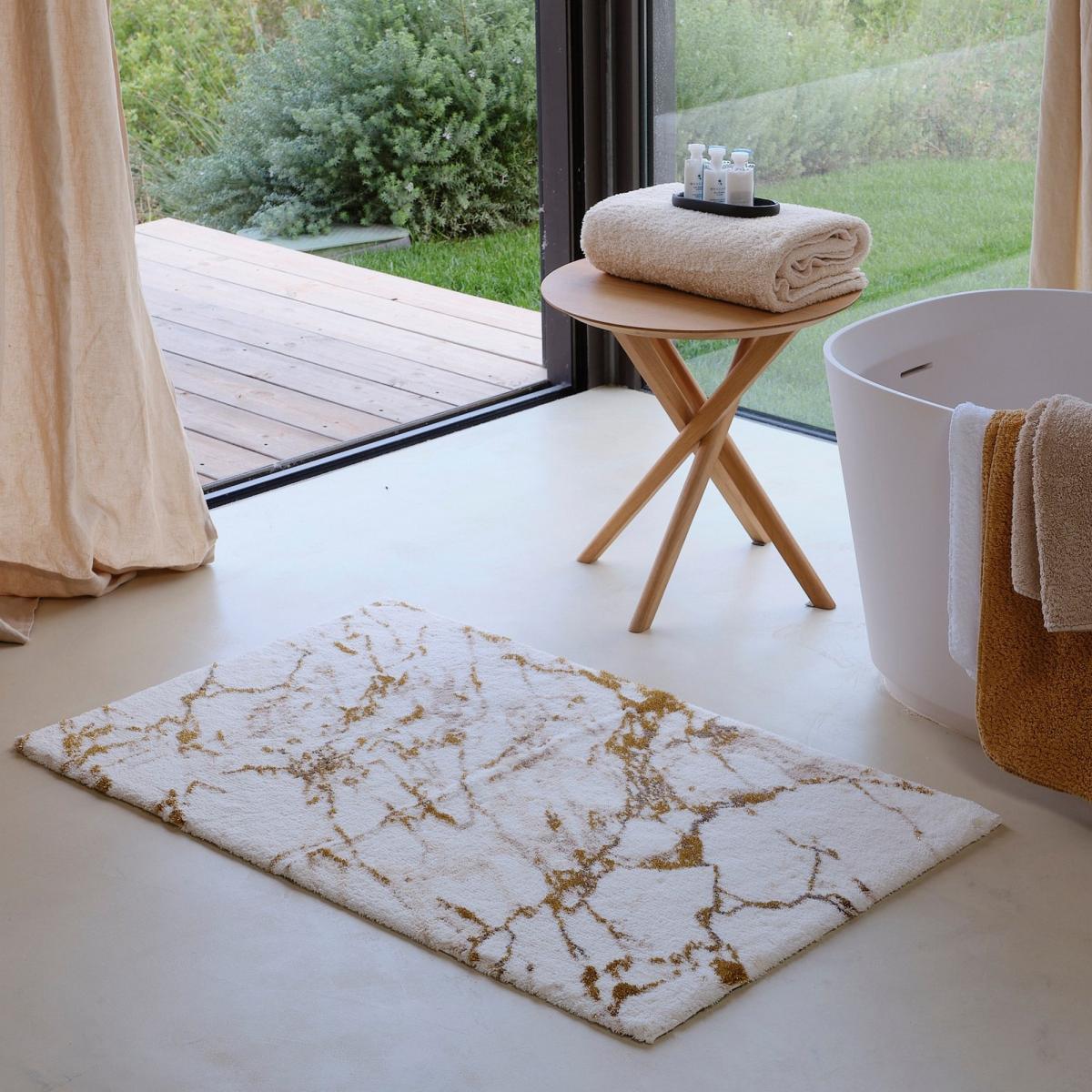 Luxury Paros Marble Bath Mat by Designer Abyss & Habidecor 70x120cm – image 2