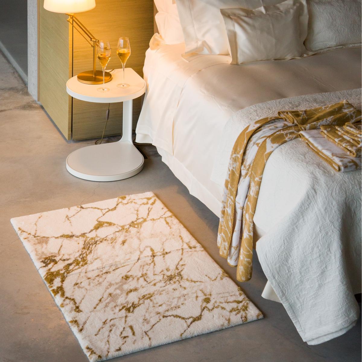 Luxury Paros Marble Bath Mat by Designer Abyss & Habidecor 70x120cm – image 3
