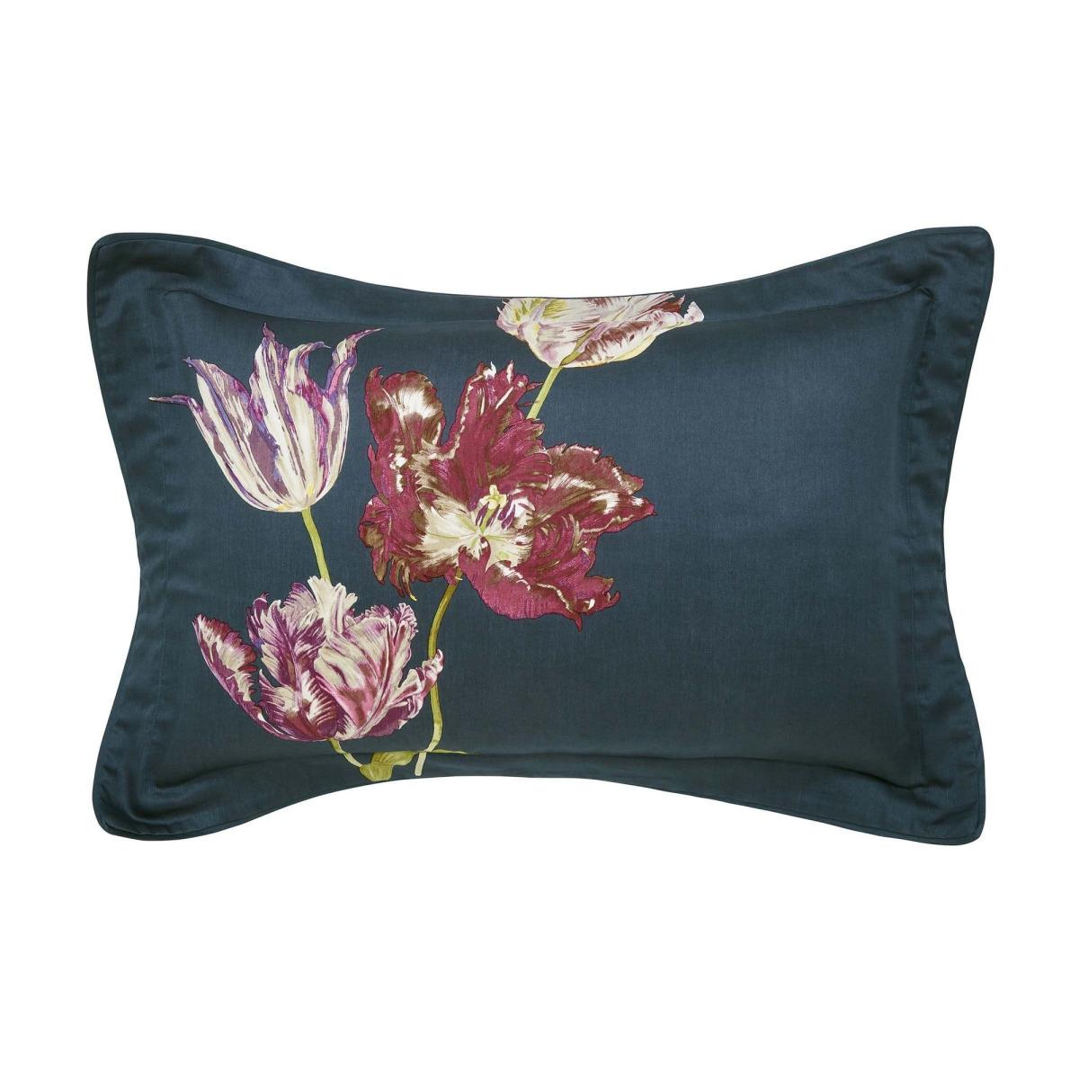 Tulipomania Designer Bedding Duvet Cover and Pillowcase By Sanderson in Ink 230x220cm – image 4