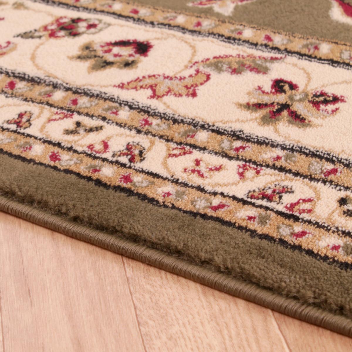 Sherborne Traditional Bordered Rugs in Green200x290cm – image 3