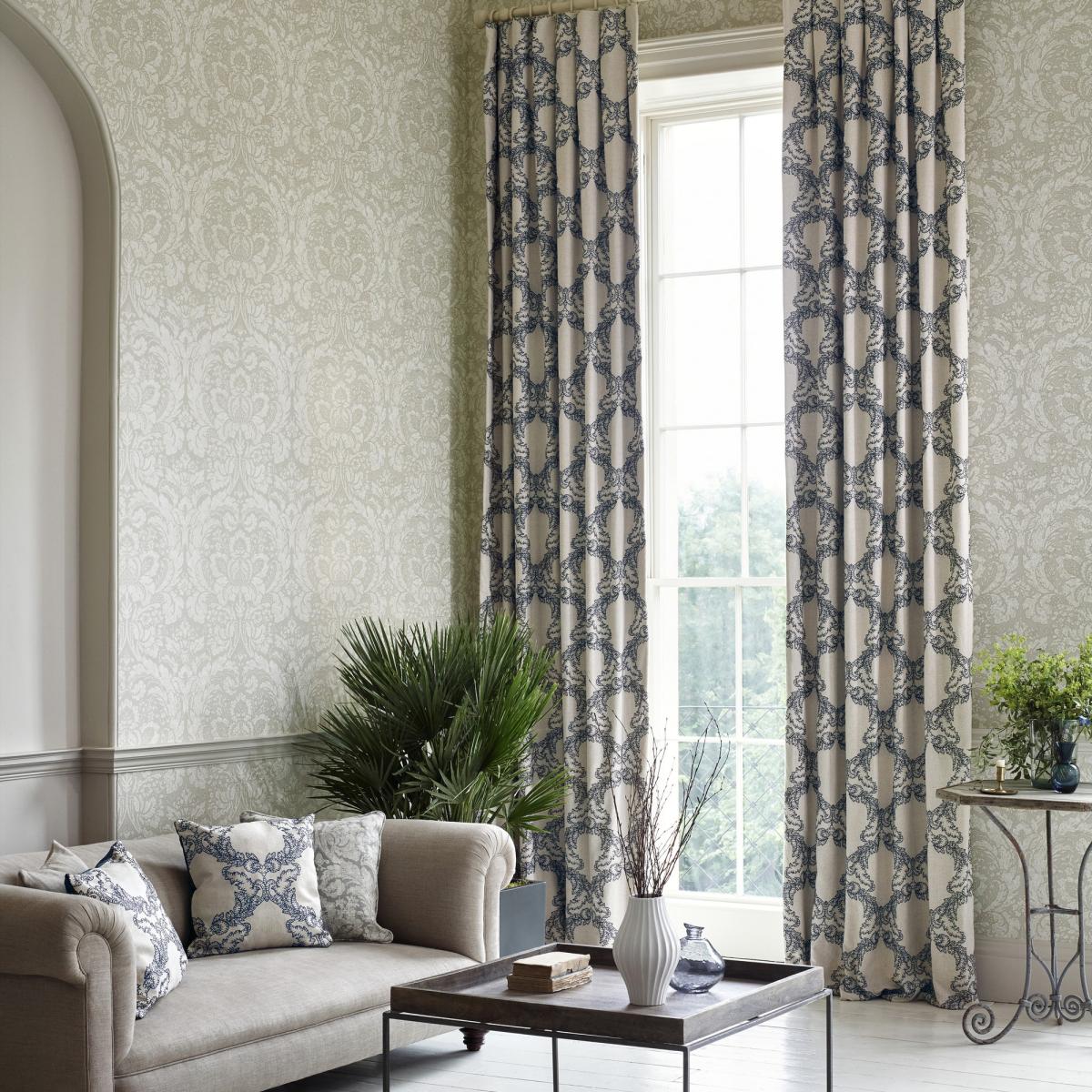 Courtney Wallpaper 216406 by Sanderson in Stone Beige Roll – image 2