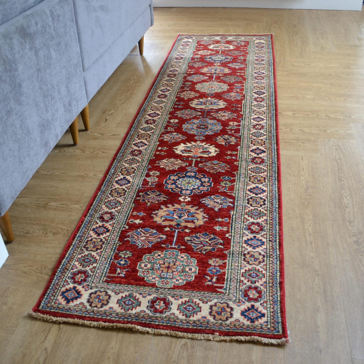 Supreme Kazak 48589 Traditional Wool Runner Rugs in Red76x278cm – image 2