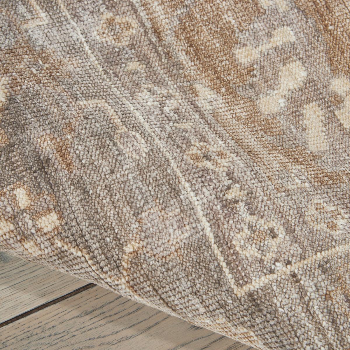 Aldora ALD07 Traditional Bordered Rugs in Pewter by Nourison 69x91cm – image 3