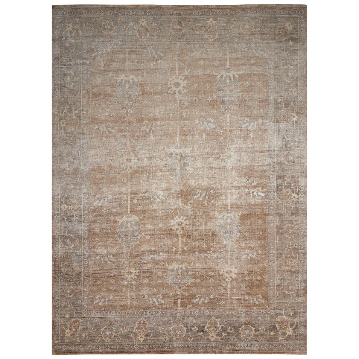 Aldora ALD07 Traditional Bordered Rugs in Pewter by Nourison 69x91cm – image 5