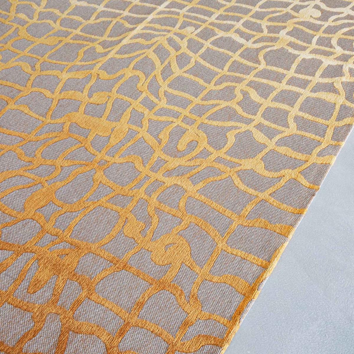 Louis De Poortere Modern Abstract Mad Men Dedalo Rugs 9205 in Yellow Scarab 170x240cm – image 2