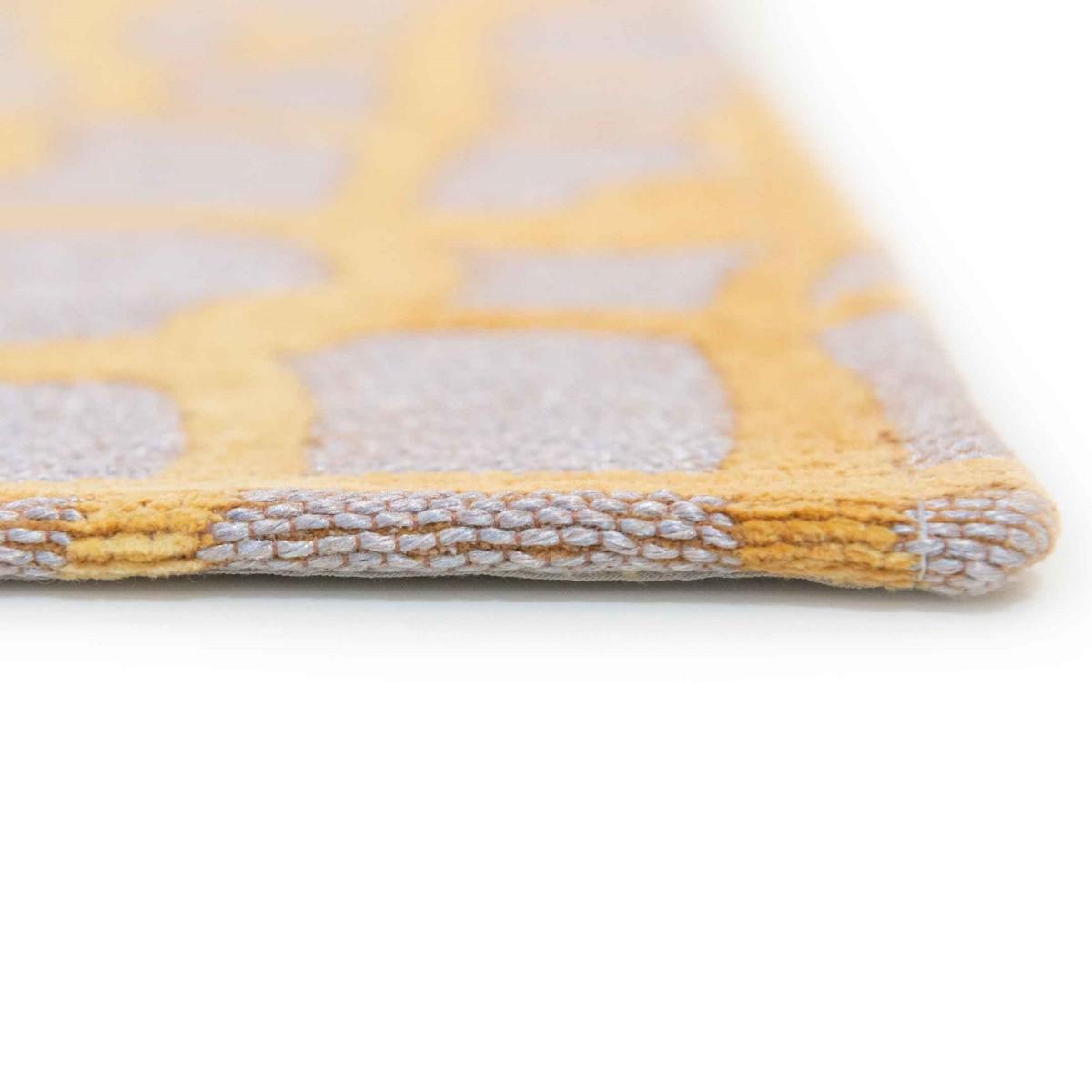 Louis De Poortere Modern Abstract Mad Men Dedalo Rugs 9205 in Yellow Scarab 170x240cm – image 4