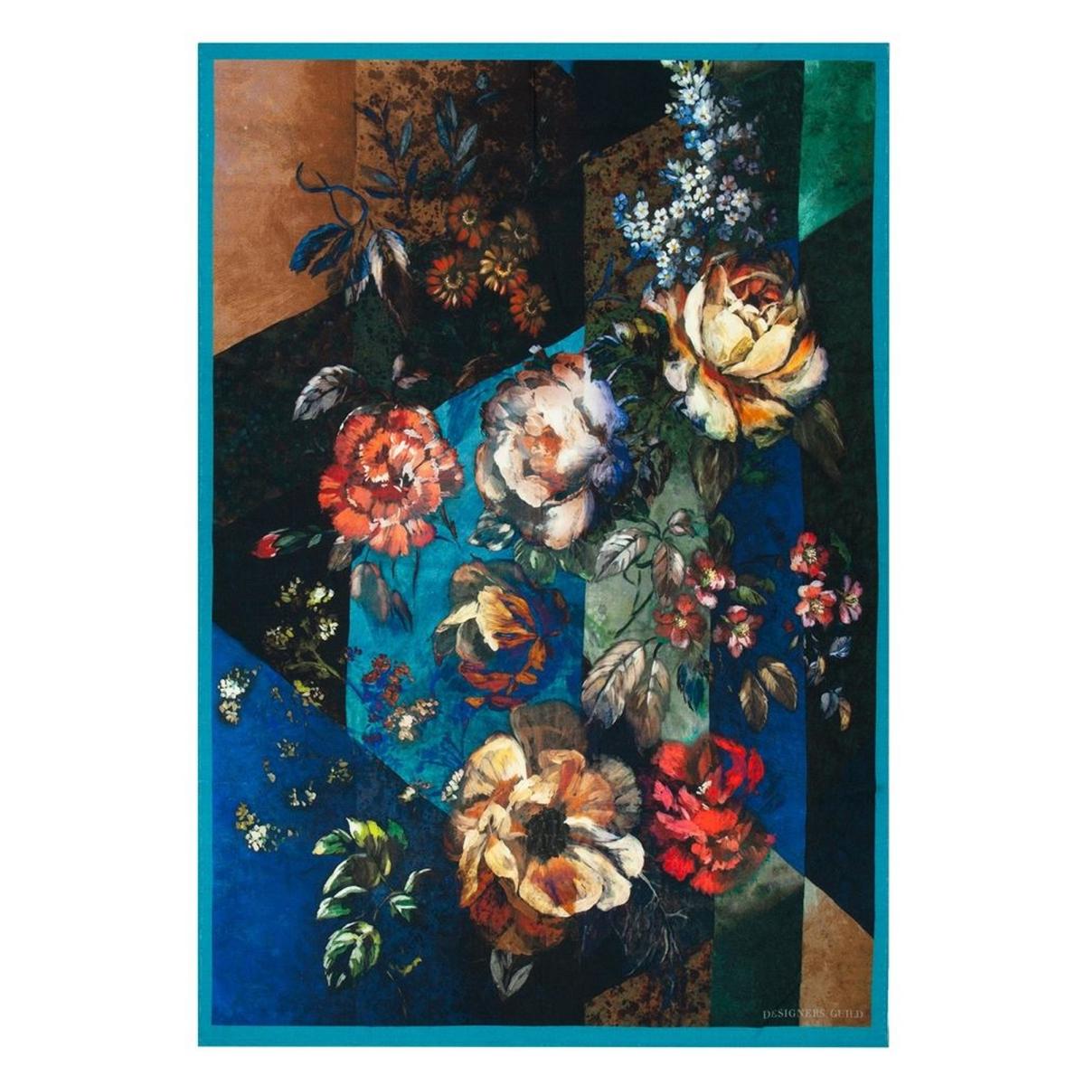 Minakari Cobalt Wool Throw 130x180cm – image 4