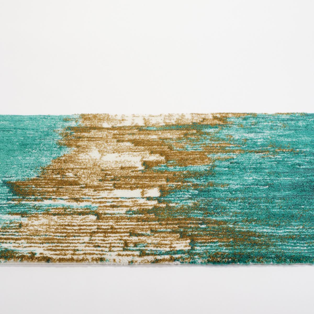 Li 800 Abstract Bath Mat in Gold by Designer Abyss & Habidecor 70x120cm – image 3