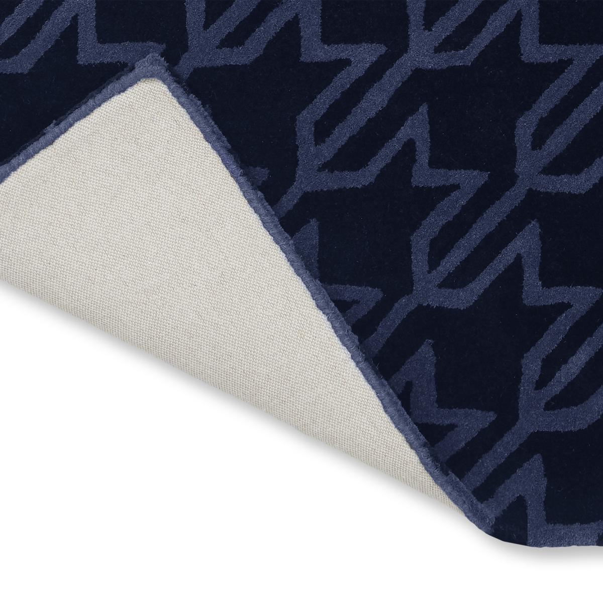 Houndstooth 162808 Wool Rugs by Ted Baker in Dark Blue200x280cm – image 4
