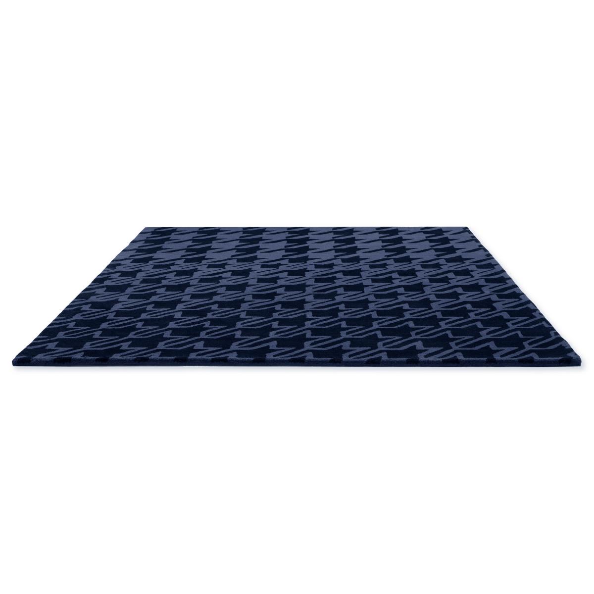 Houndstooth 162808 Wool Rugs by Ted Baker in Dark Blue200x280cm – image 5