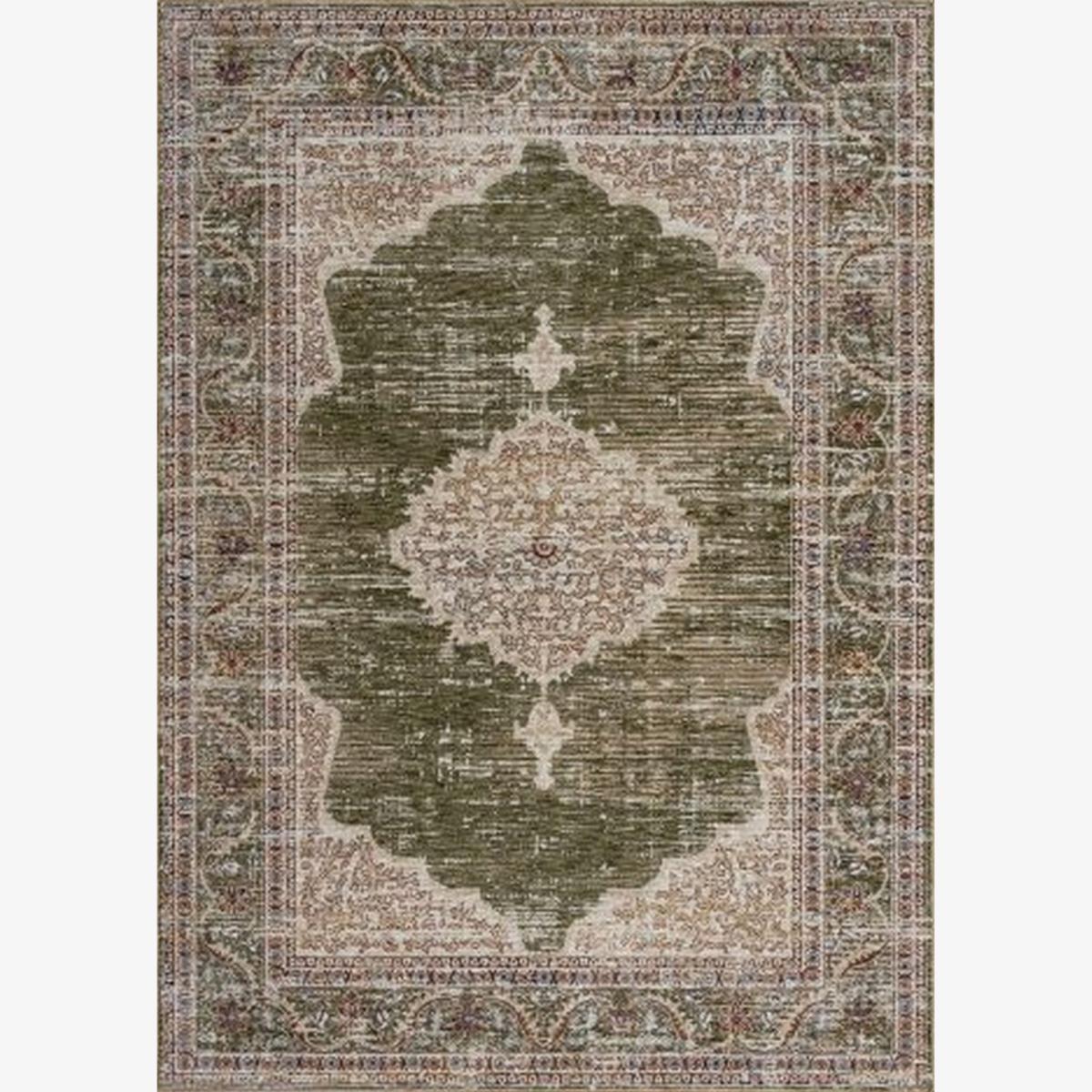 Alhambra rugs 6594B in IVORY GREEN