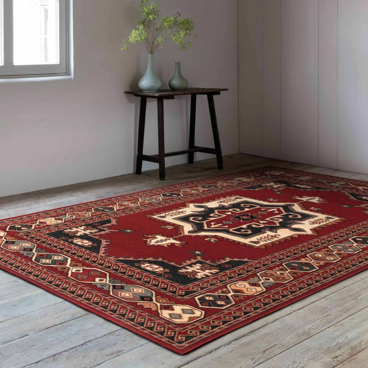 Royal Kashqai 4370 ​300 Traditional Wool Rugs in Red – image 2