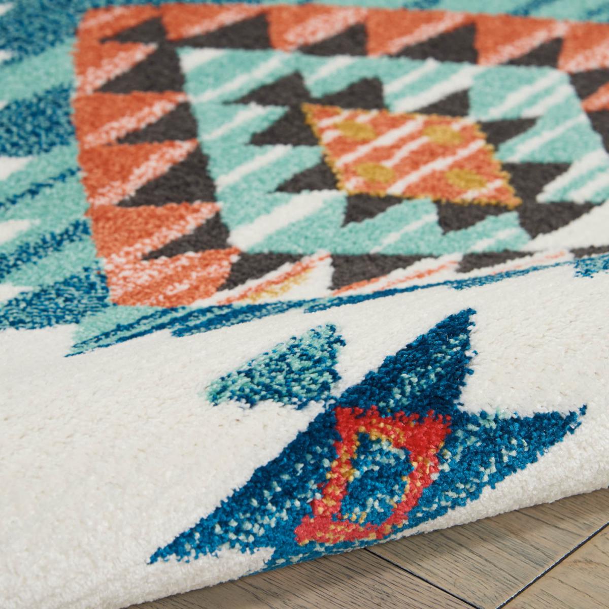 Navajo Rugs NAV07 in White Nourison 282x393cm – image 3