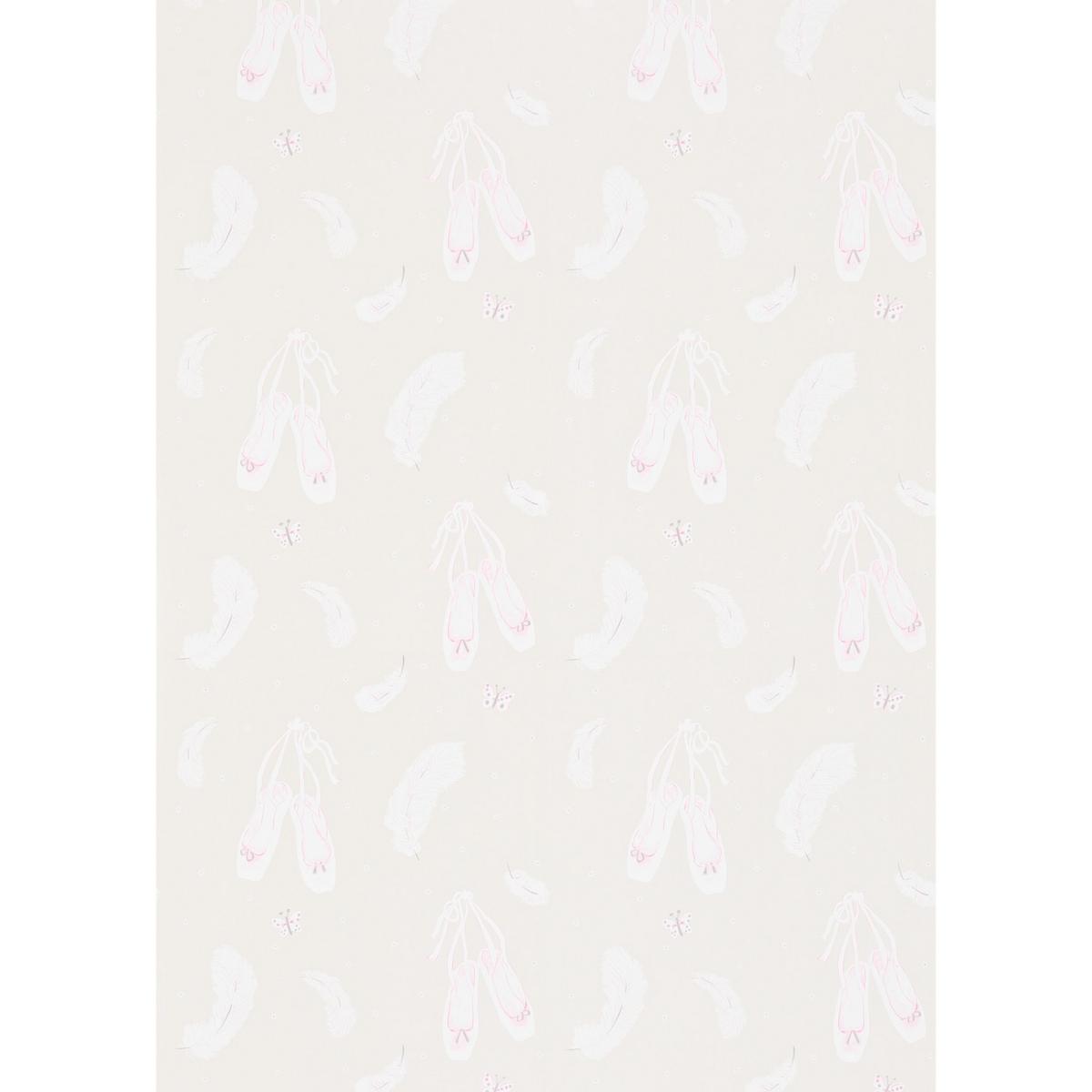 Ballet Shoes Wallpaper 214021 by Sanderson in Vanilla White Roll – image 5