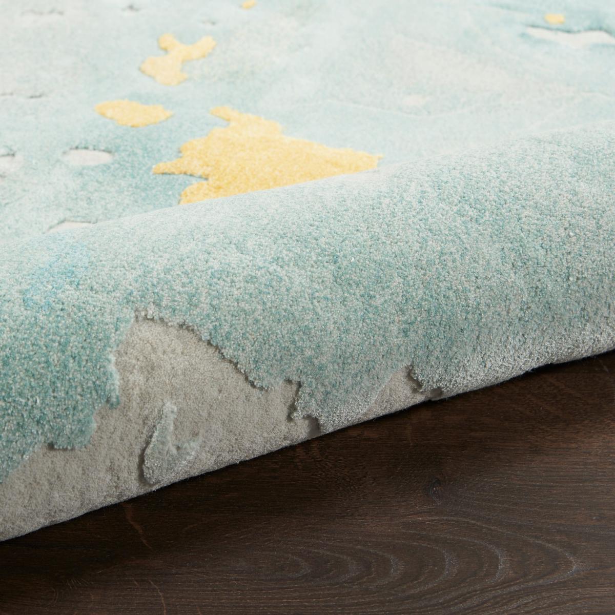 Prismatic Abstract Rugs PRS26 by Nourison in Seafoam Gold114x175cm – image 4