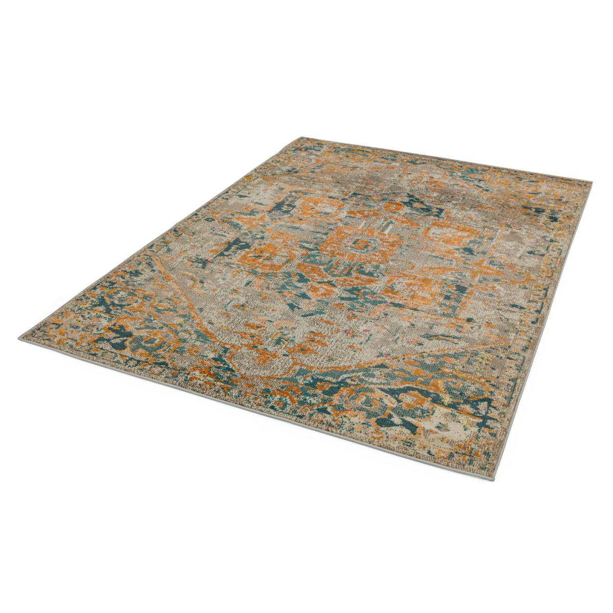 Colores Cloud Arabesque Medallion Rugs in CO02 Yellow Multi – image 2