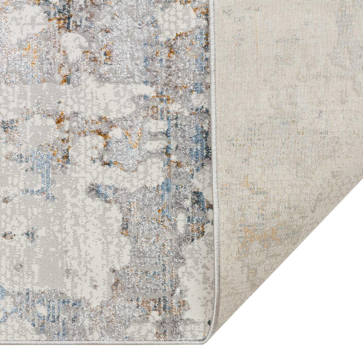 Dalia DAL13 Abstract Rugs in Ivory Multi 160x220cm – image 2