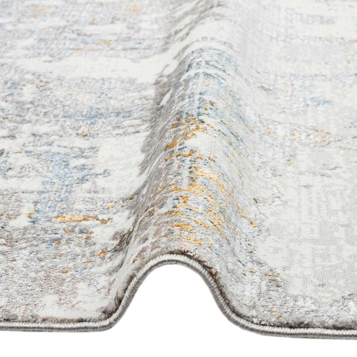 Dalia DAL13 Abstract Rugs in Ivory Multi 160x220cm – image 3