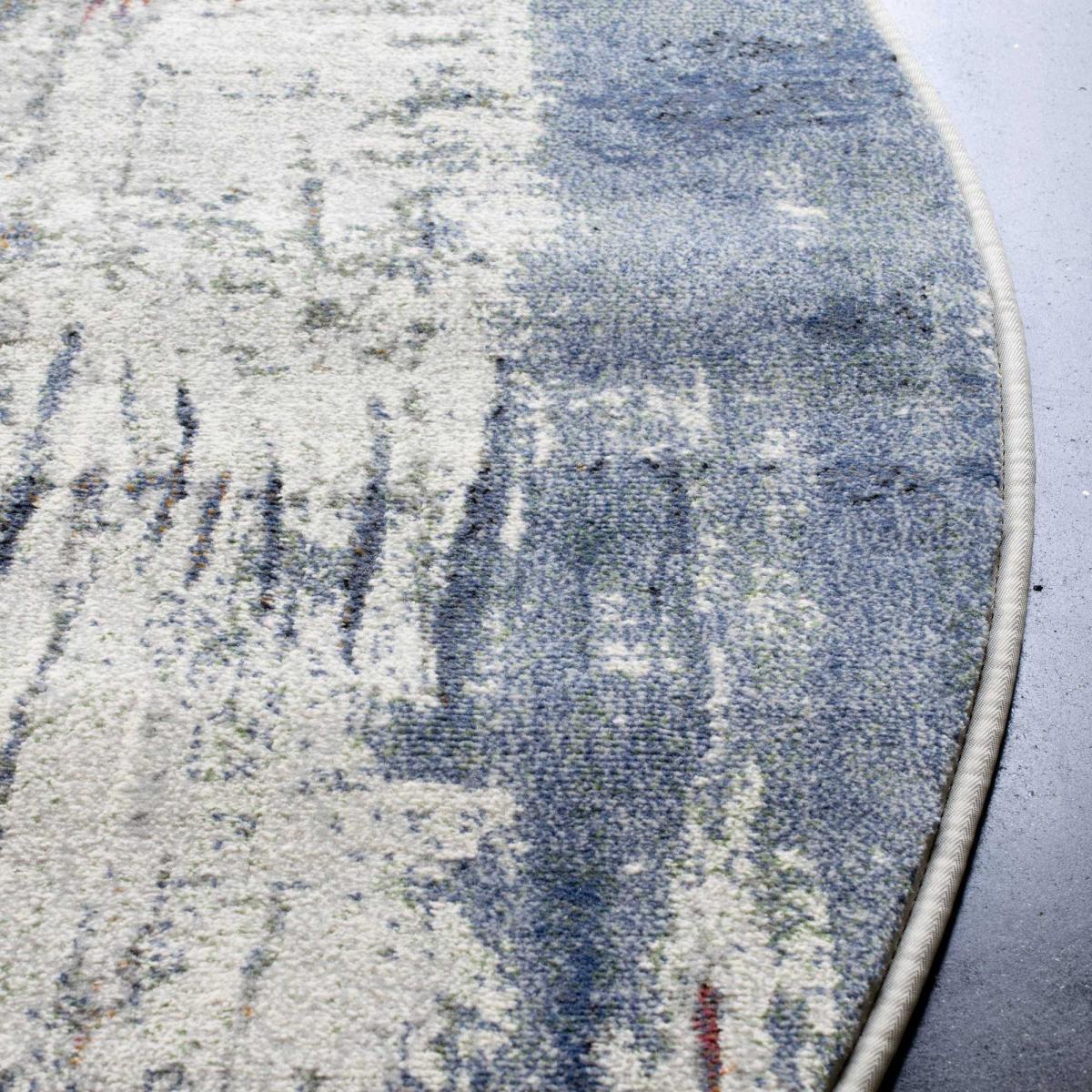Galleria Abstract Circle 63393 6656 Rugs in Blue Multi&nbsp;240x240cm – image 3