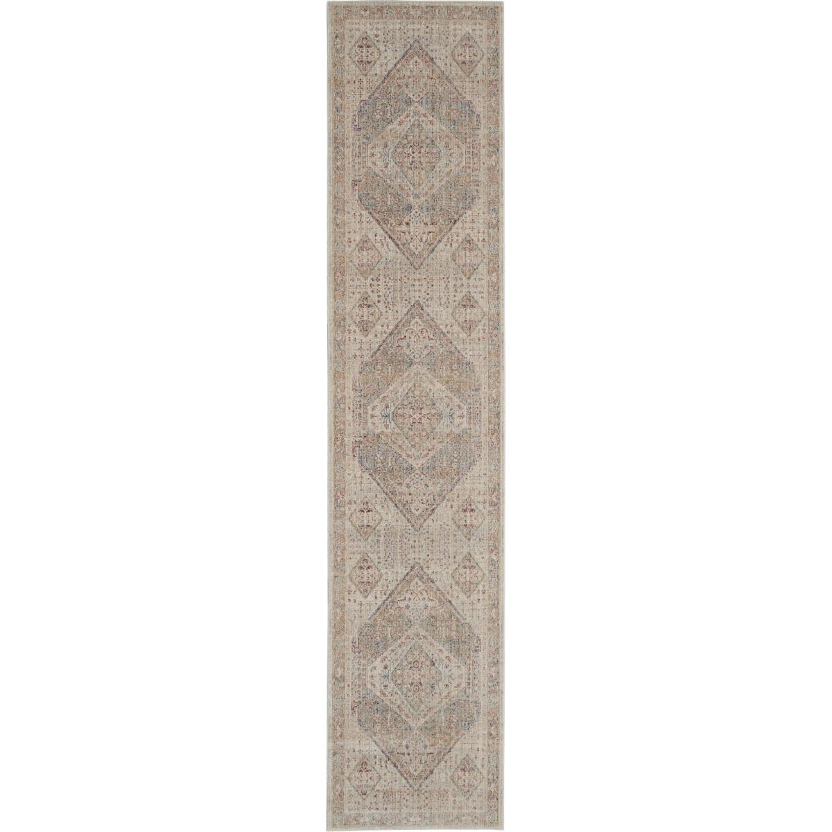 Homestead Hallway Runner Rugs HMS03 in Beige Grey by Nourison 79x305cm – image 5