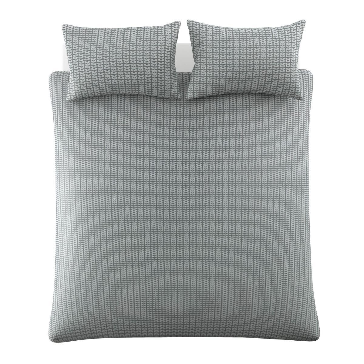 Tiny Stem Cotton Bedding by Orla Kiely in Light Cool Grey260x220cm – image 4