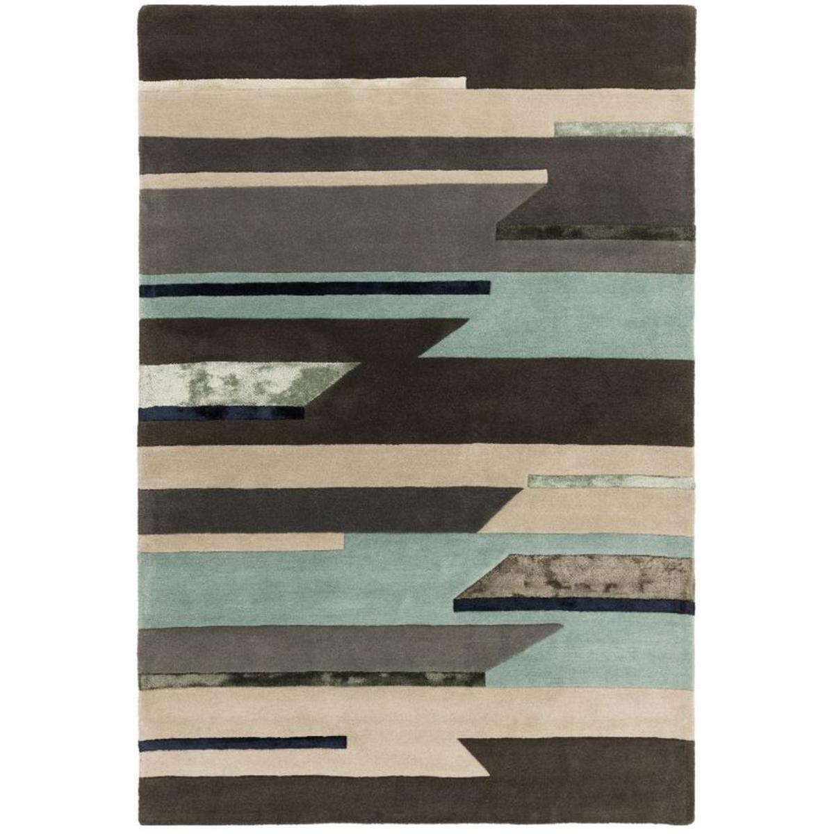 Matrix Rhombus MAX63 Modern Abstract Rugs in Blue 160x230cm – image 5