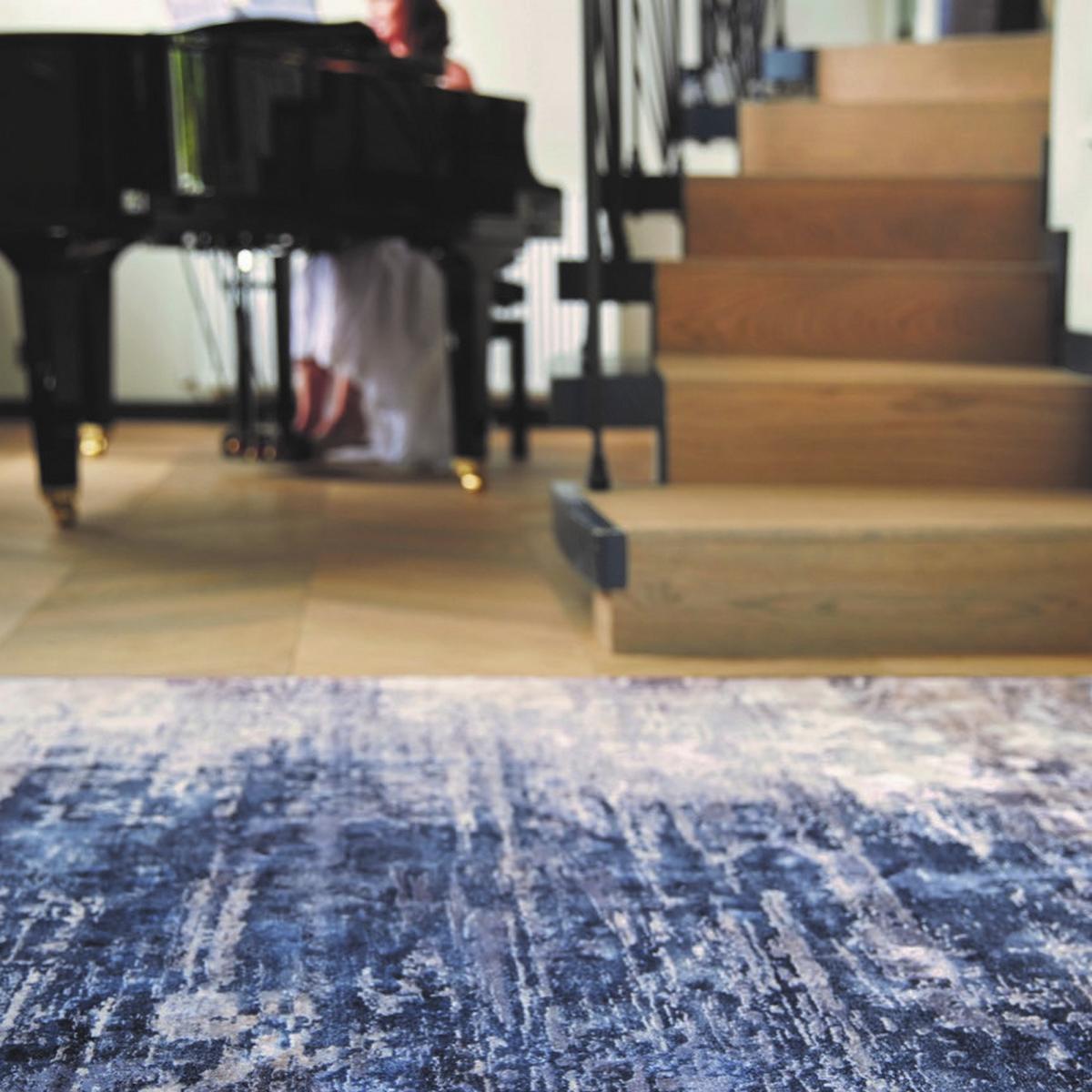 Elements Wool Rugs in Midnight – image 2