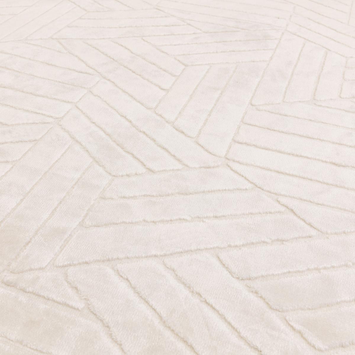 Glaze Fusion Geometric Modern Rugs in Ivory White160x230cm – image 2