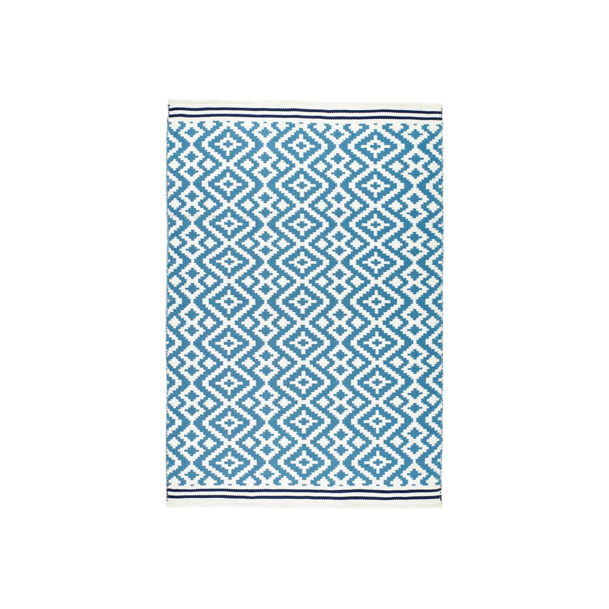 Aztec Geometric Outdoor Rugs in Blue Navy200x290cm – image 1