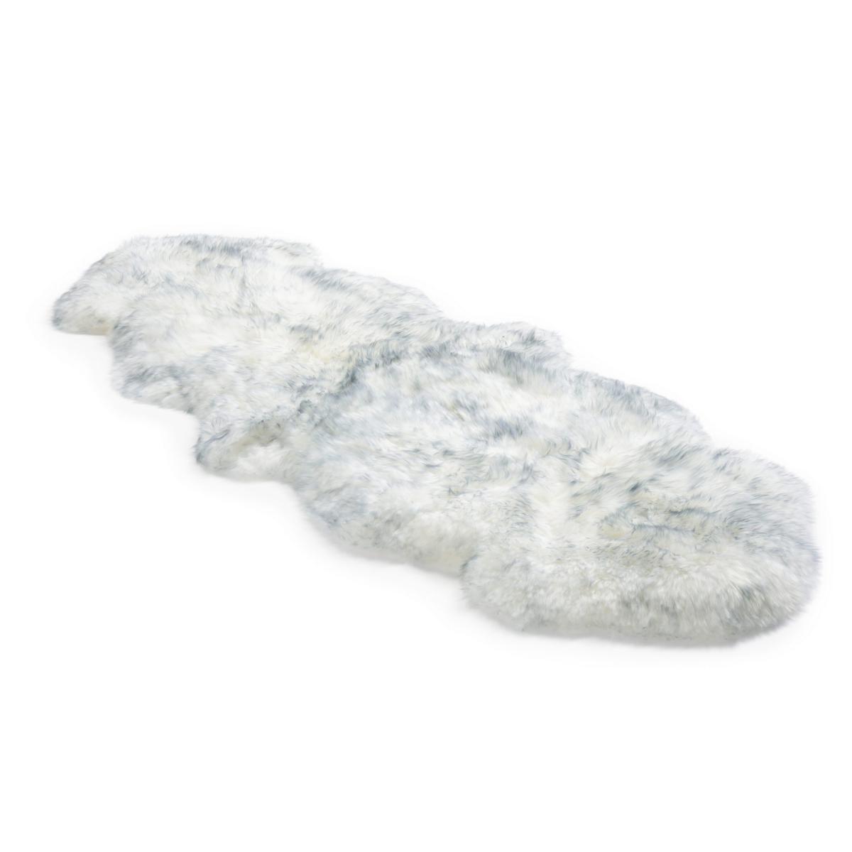 Long Wool Sheepskin Rugs in Grey Mist&nbsp;Double – image 3
