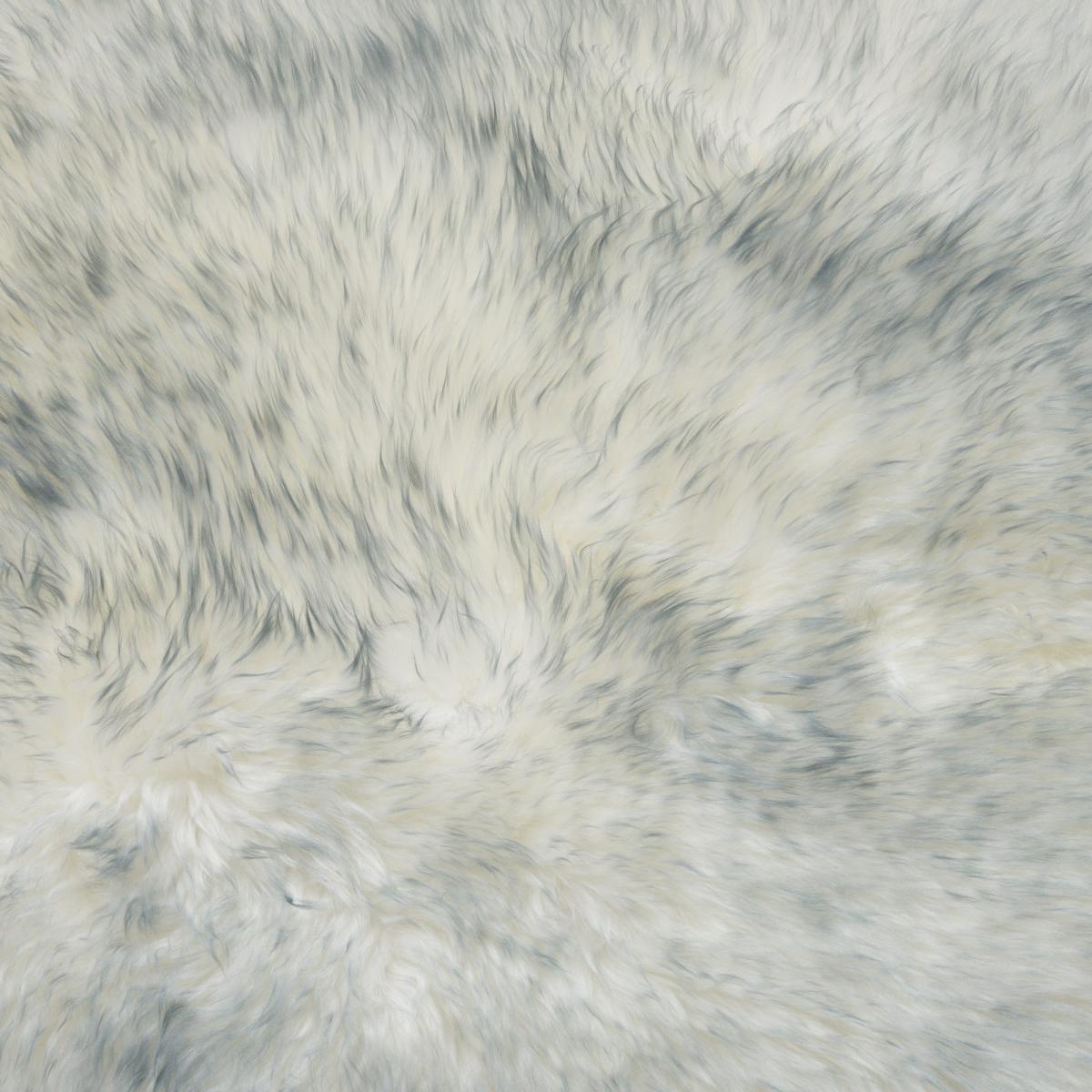 Long Wool Sheepskin Rugs in Grey Mist&nbsp;Double – image 5