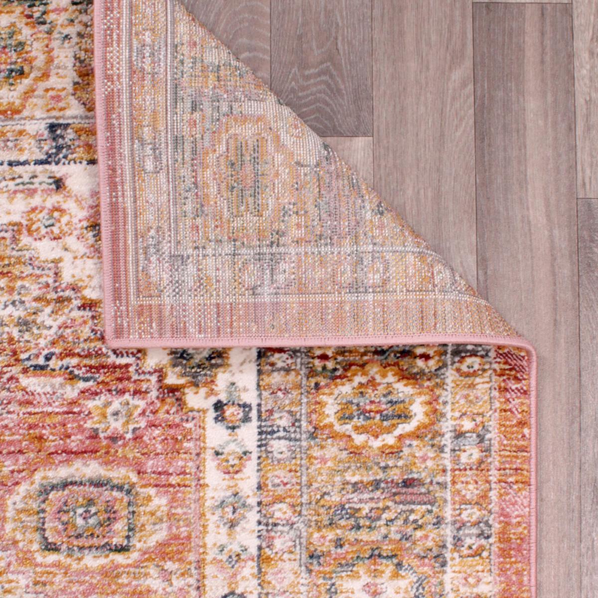 Nova 8879 Traditional Rugs in Terracotta Orange 80x150cm – image 3