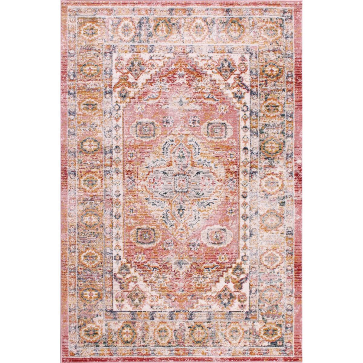 Nova 8879 Traditional Rugs in Terracotta Orange 80x150cm – image 5