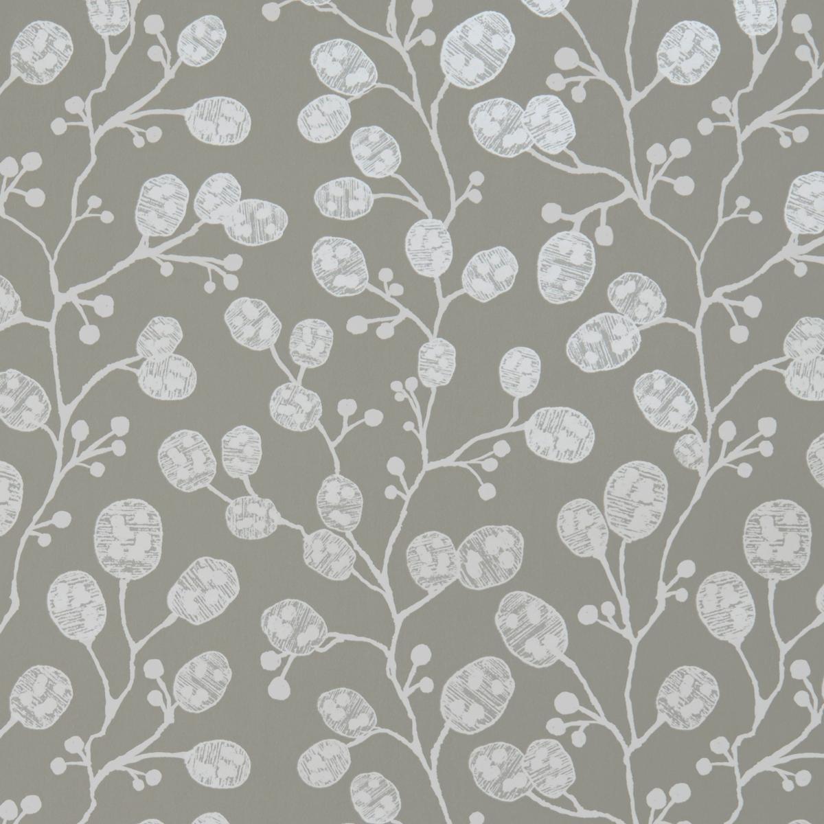 Honesty Wallpaper W0092 06 by Clarke and Clarke in Taupe Pearl Roll
