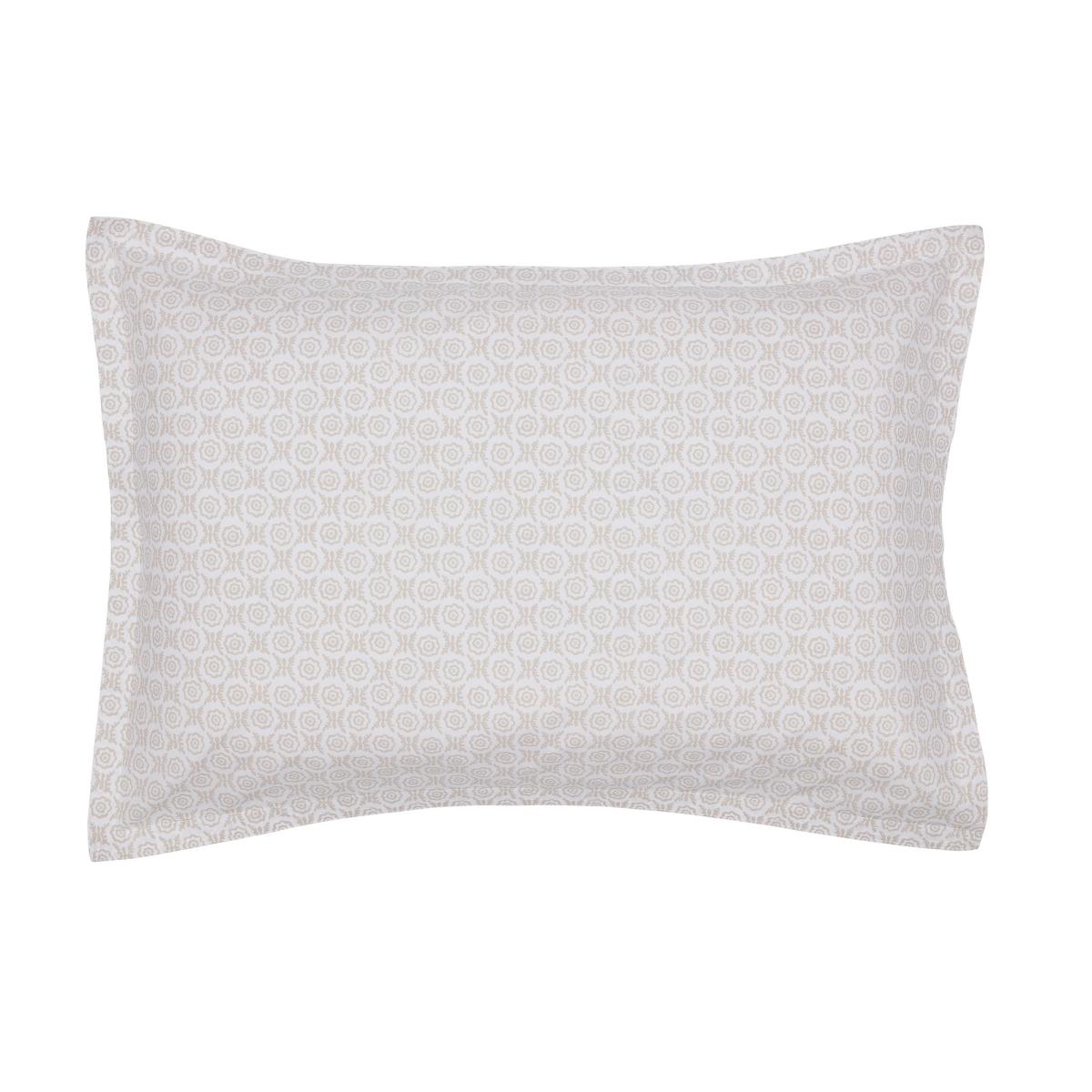 Thea Organic Cotton Bedding Duvet Cover and Pillowcase By Murmur in Linen Beige 230x220cm – image 3