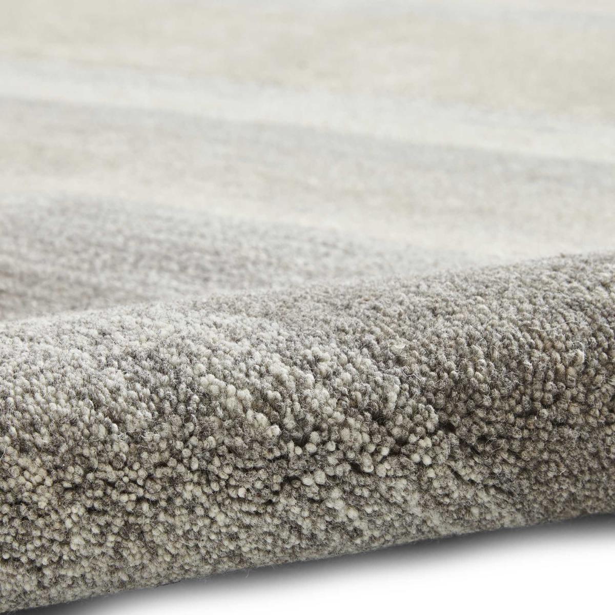 Elements EL2267 Stripe Hand Made Wool Rugs in Natural Beige – image 4