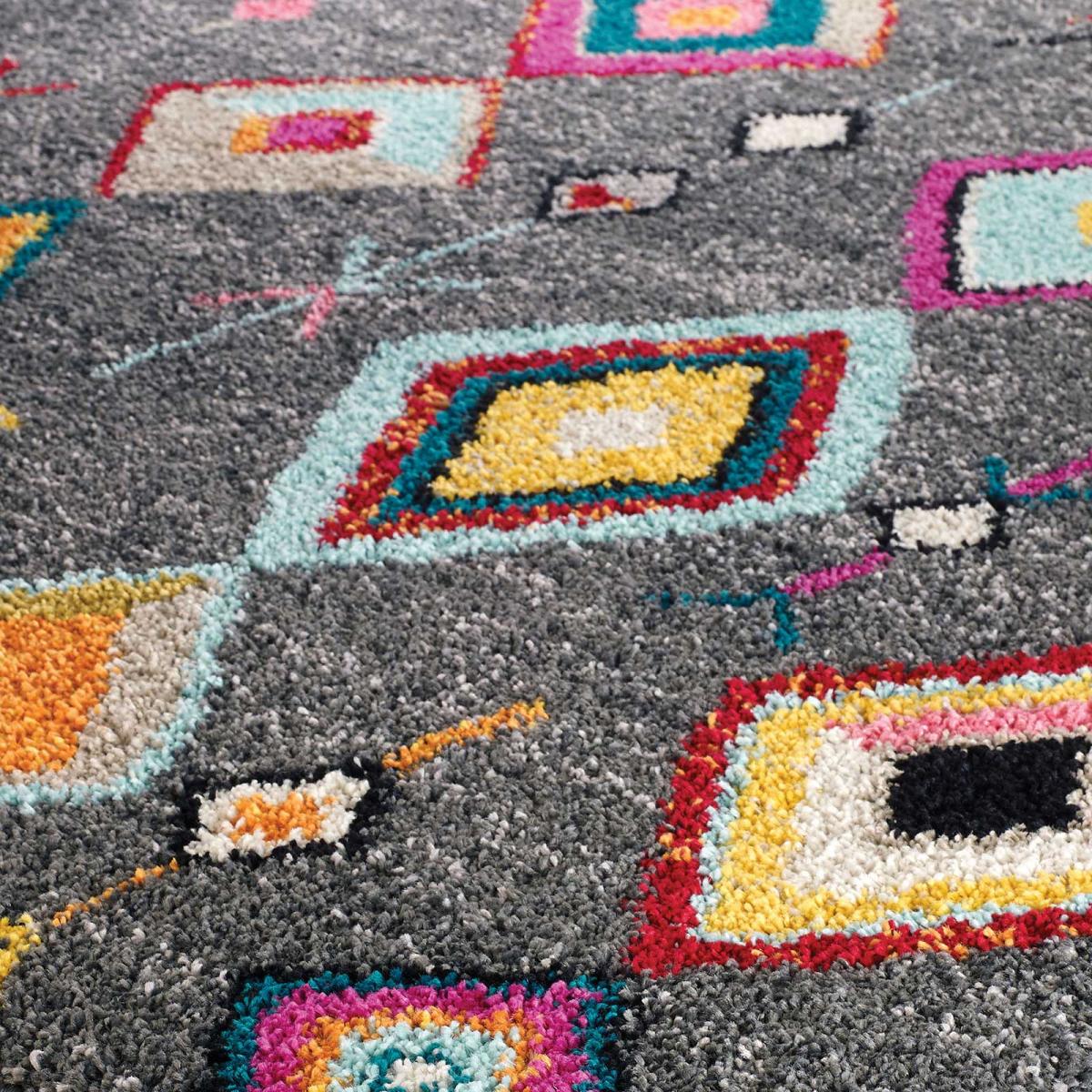 Atlas Rugs 1330 Y in Charcoal and Multicolours 120x170cm – image 3