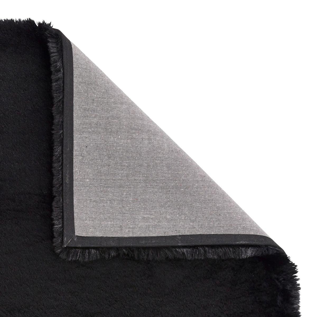 Super Teddy Modern Shaggy Black Rug – image 2
