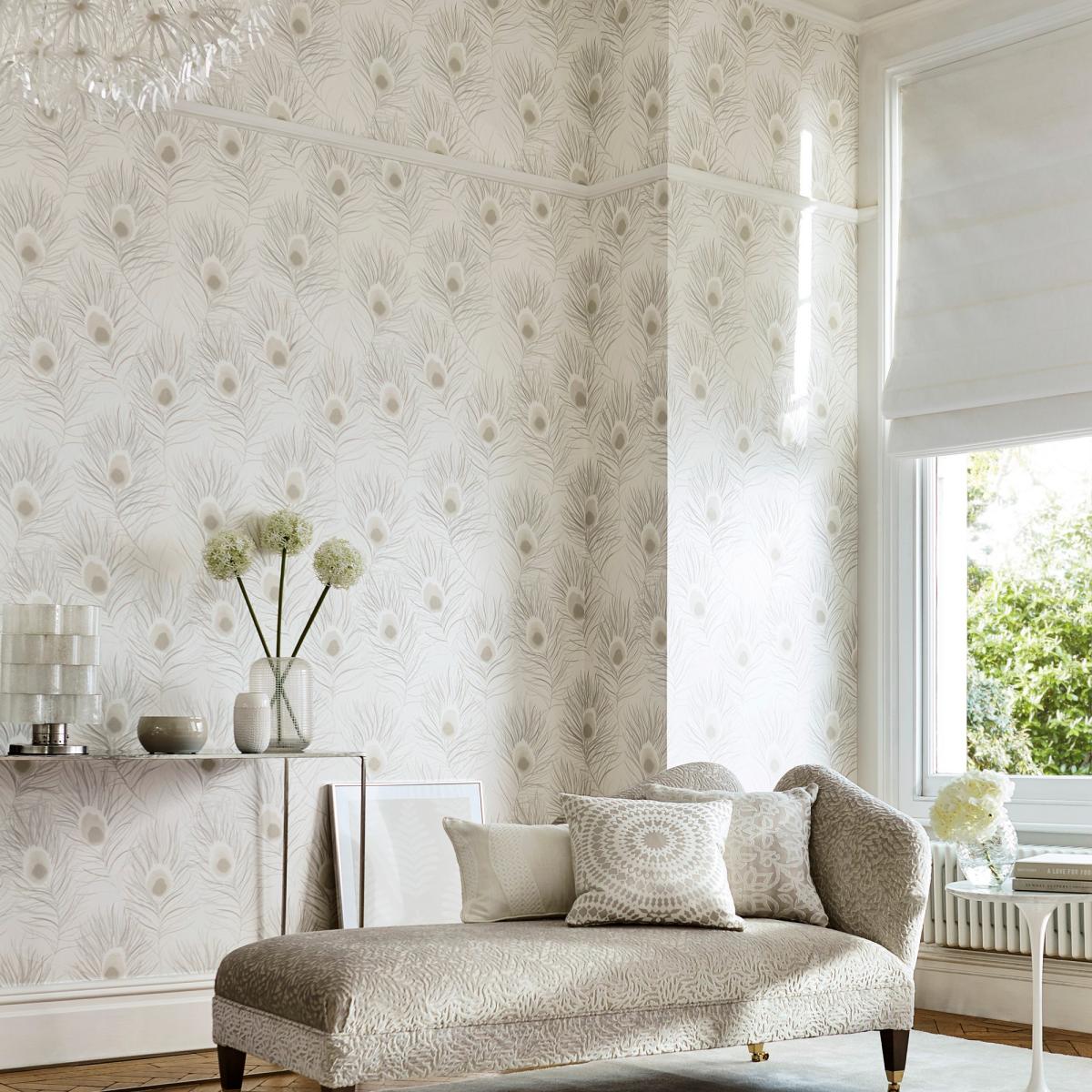 Orlena Wallpaper 111878 by Harlequin in Rose Gold Pearl Roll – image 1